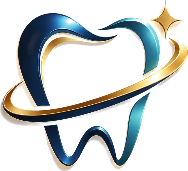 شعار عيادة أزهر لطب الأسنان